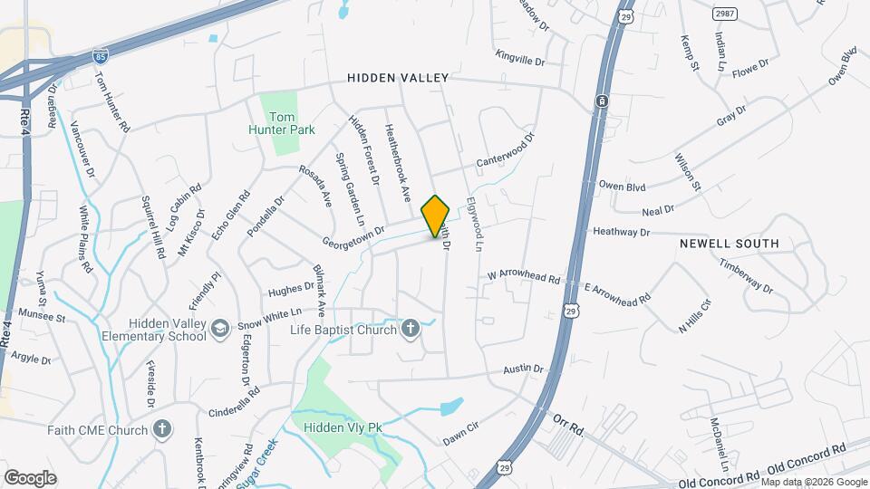 511 Derrydowne Dr Mapa y Detalles de la Ubicación