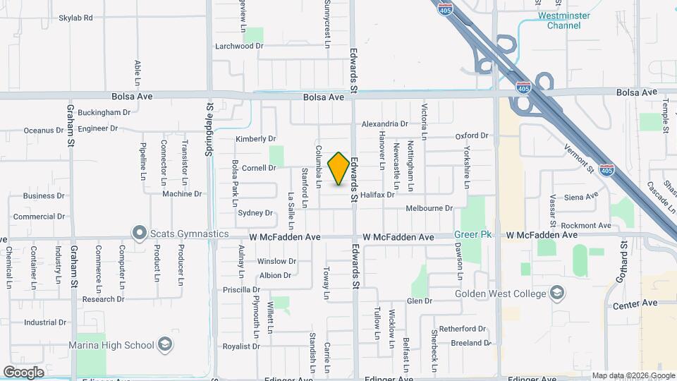 6431 Brown Cir Map and Location Details