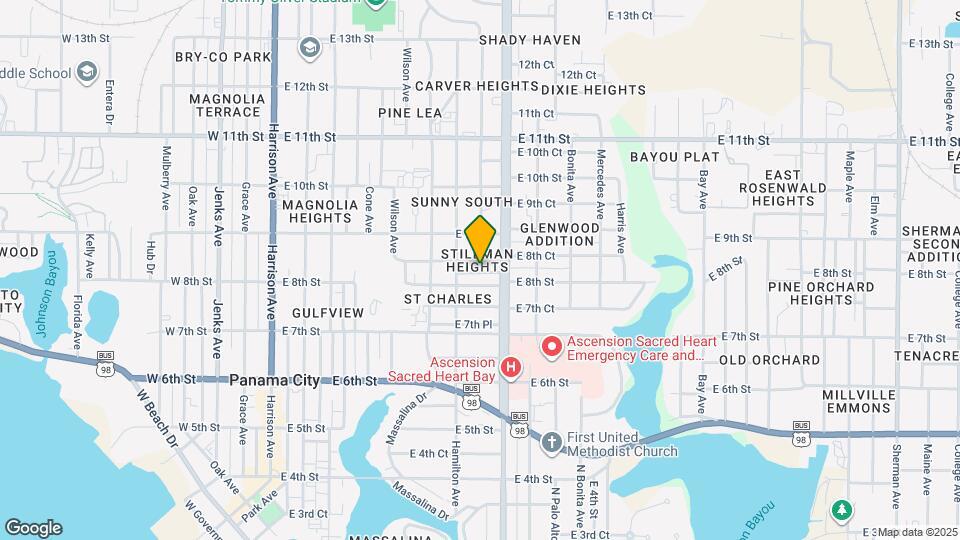 619 E 8th Pl Map and Location Details