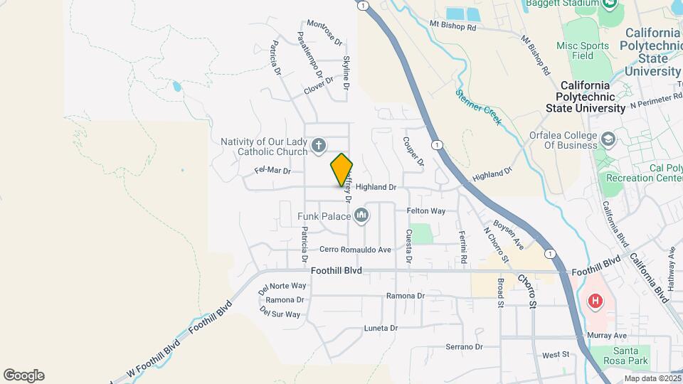 287 Highland Dr Map and Location Details