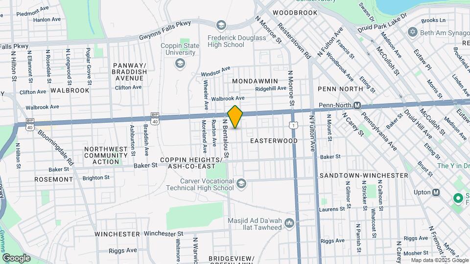 2203 Westwood Ave Map and Location Details