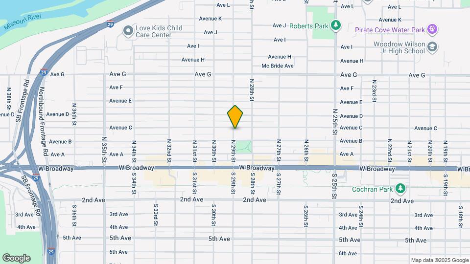 253 N 29th St Map and Location Details