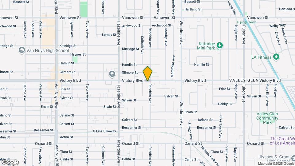 6351 Ranchito Ave Mapa y Detalles de la Ubicación