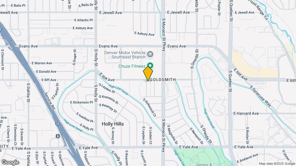 2316 S Linden Ct Map and Location Details