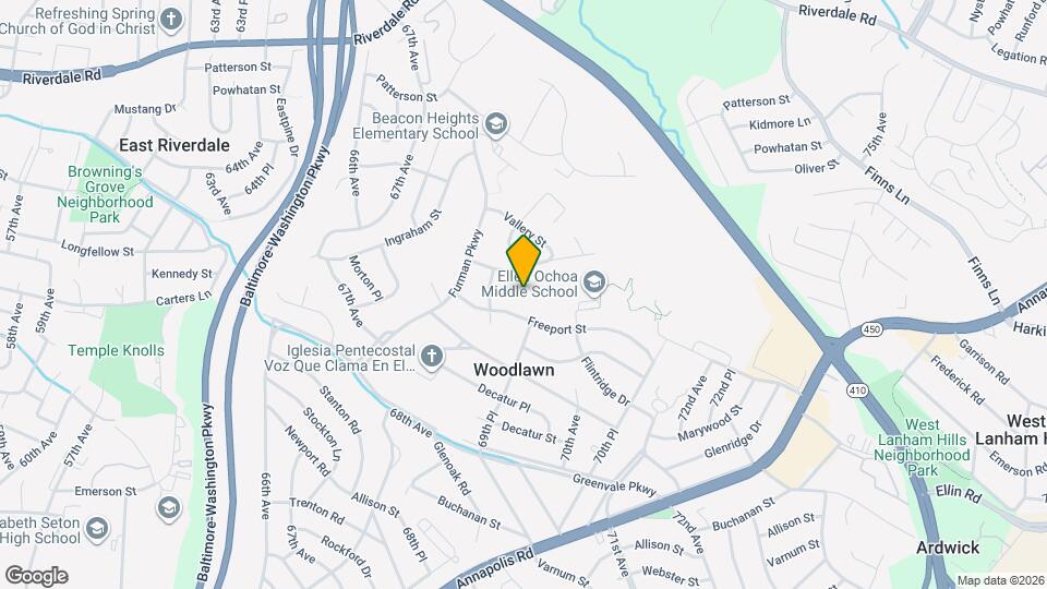 5101 Wiley St Map and Location Details