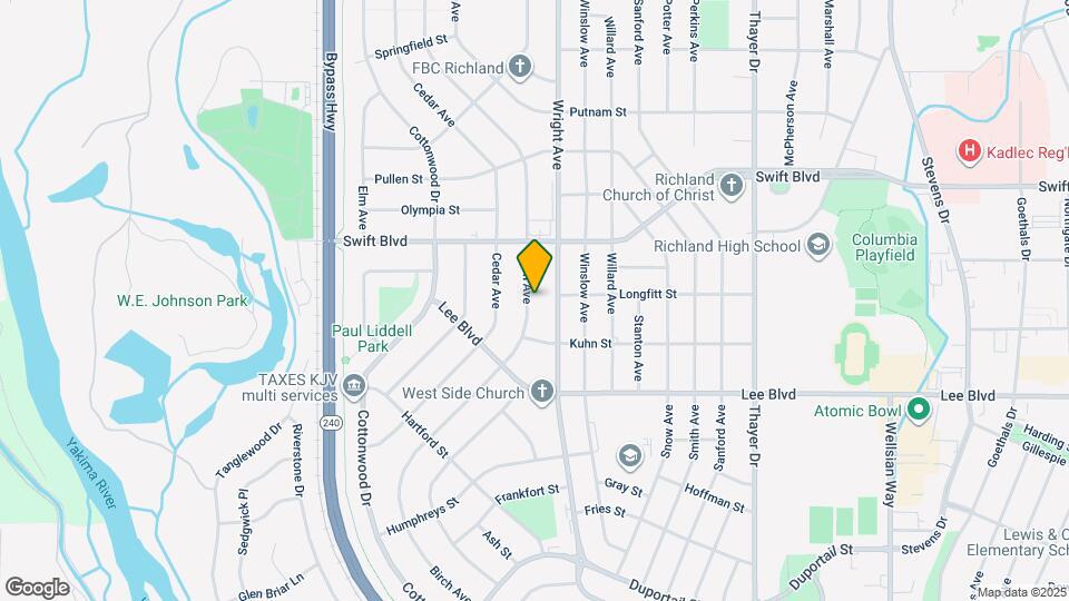 810 Birch Ave Map and Location Details