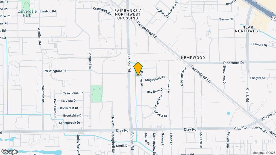 4701 Frontier Dr Map and Location Details