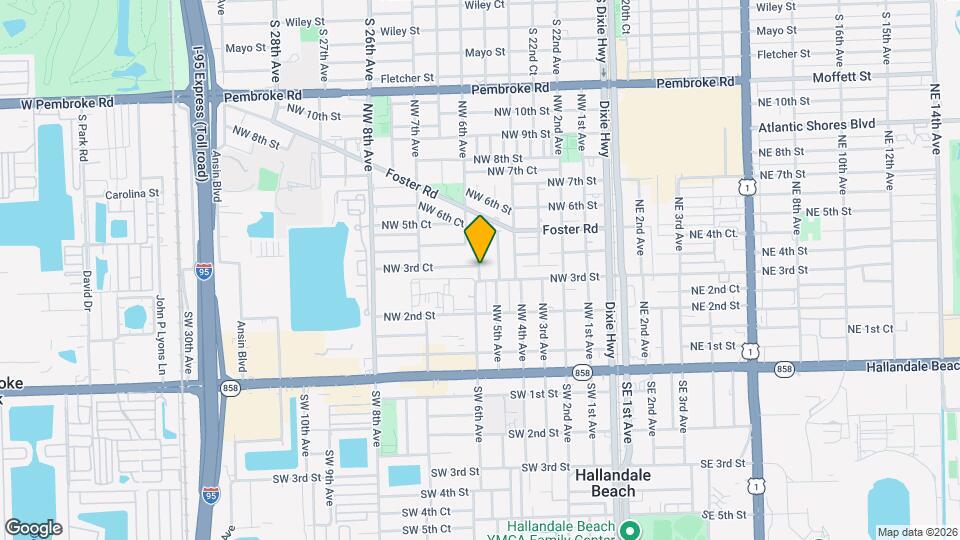 308 NW 5th Ter, Unit 1 Mapa y Detalles de la Ubicación