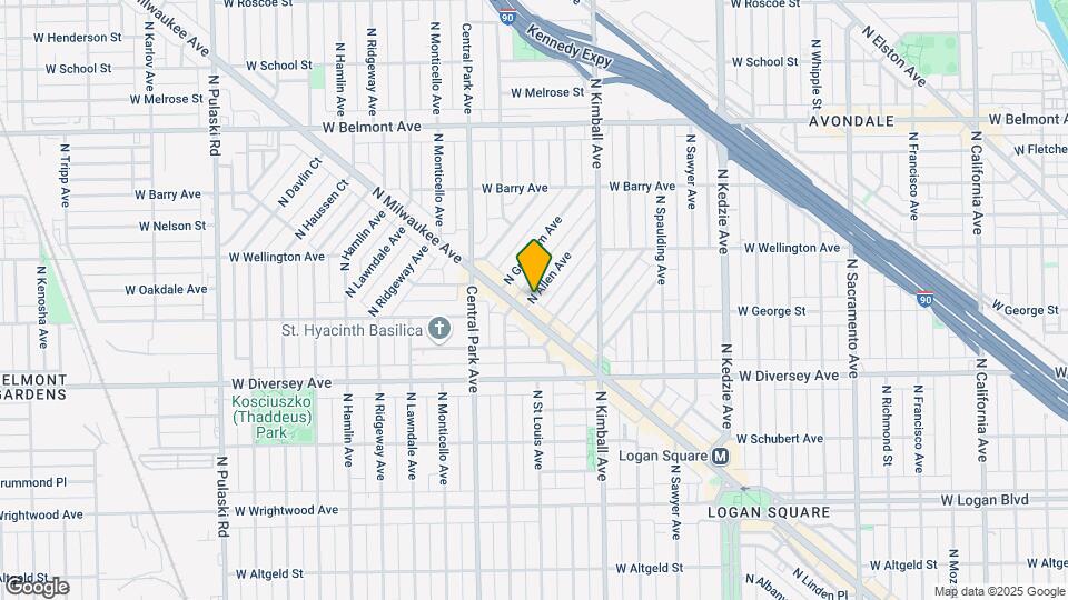 2910 N Allen Ave Map and Location Details