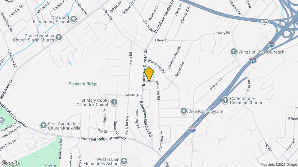 1505 Rambling Rd Map and Location Details