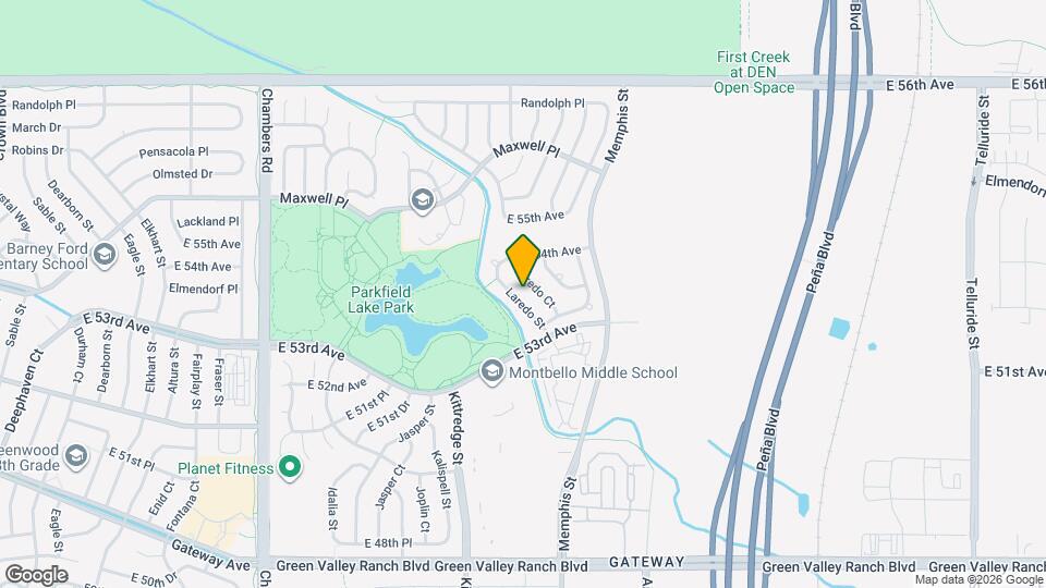 5366 N Laredo St Map and Location Details