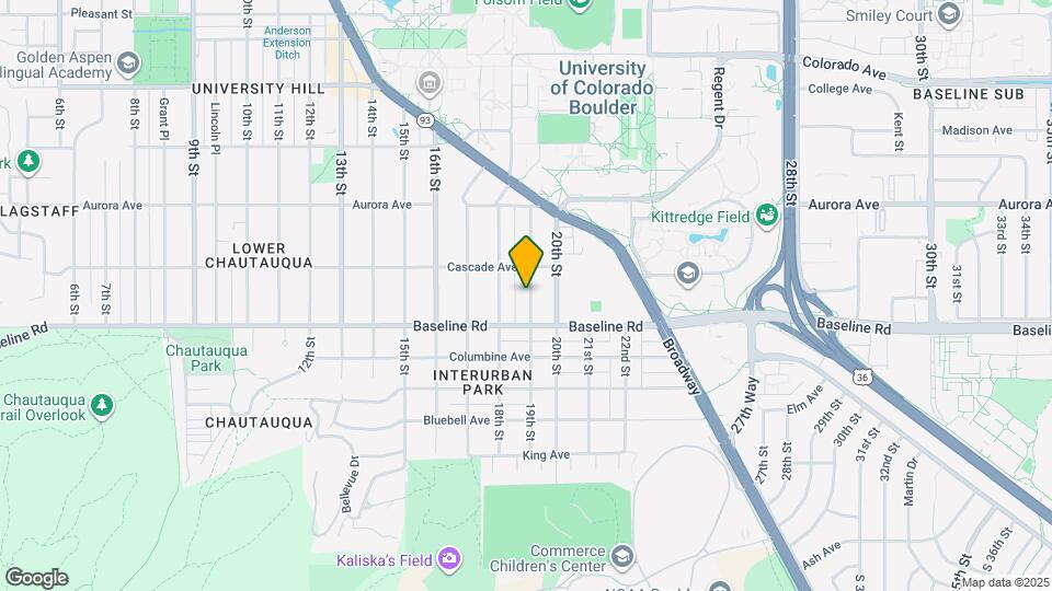 755 19th St Map and Location Details