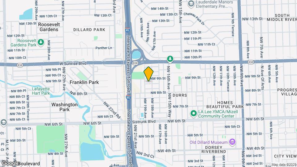 1809 NW 8th Pl Map and Location Details