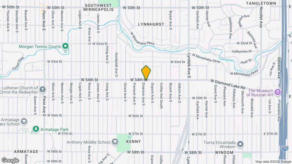 5405 Emerson Ave S Mapa y Detalles de la Ubicación