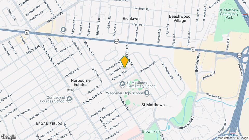4305 Briarwood Rd Map and Location Details