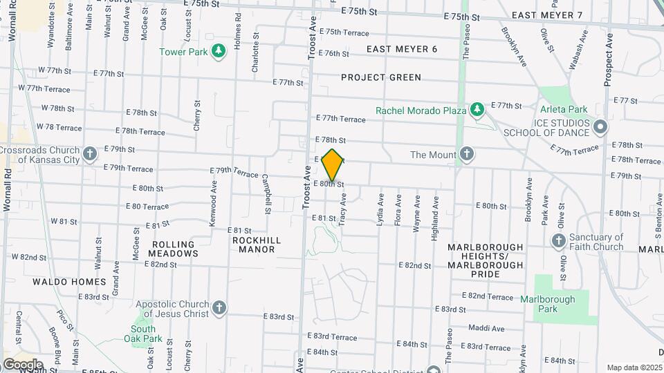 1203 E 80th St Map and Location Details