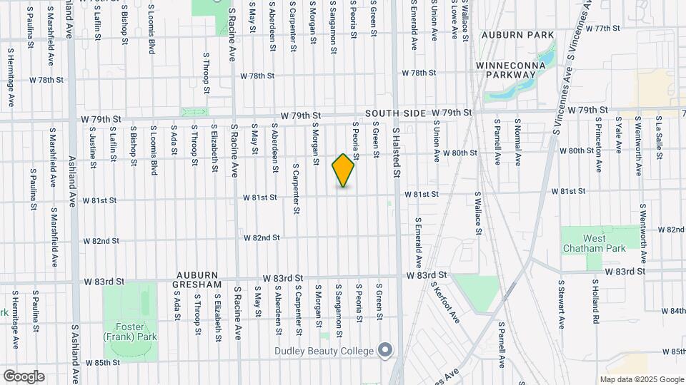 8057 S Sangamon St, Unit 2 Map and Location Details