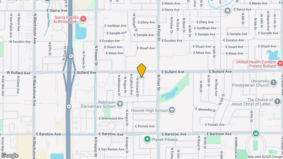 5751 N Sherman Ave Map and Location Details