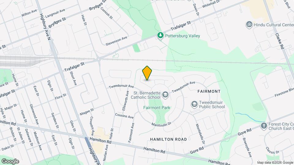 18 Queenston Crescent Map and Location Details