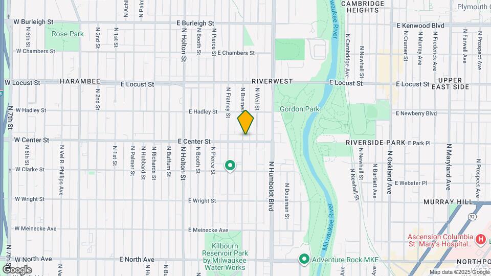 904 E Center St Map and Location Details