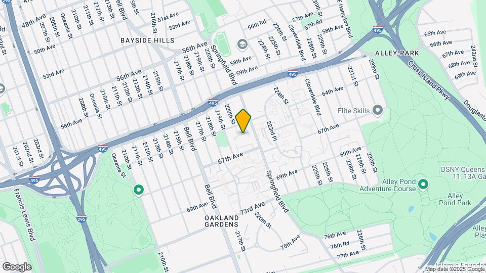 220-45 67th Ave Mapa y Detalles de la Ubicación