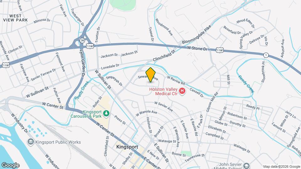 305 Cherokee Village Dr Map and Location Details