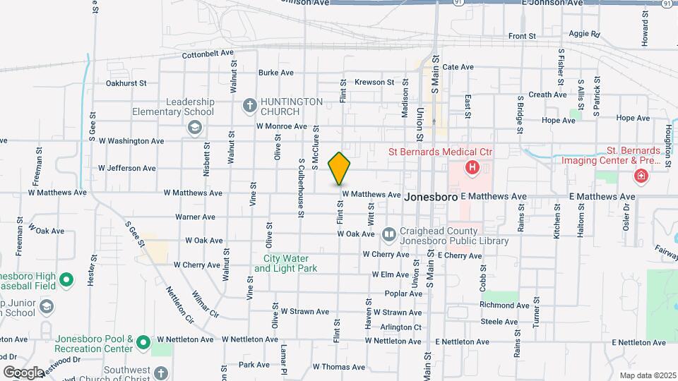 721 Flint St Mapa y Detalles de la Ubicación