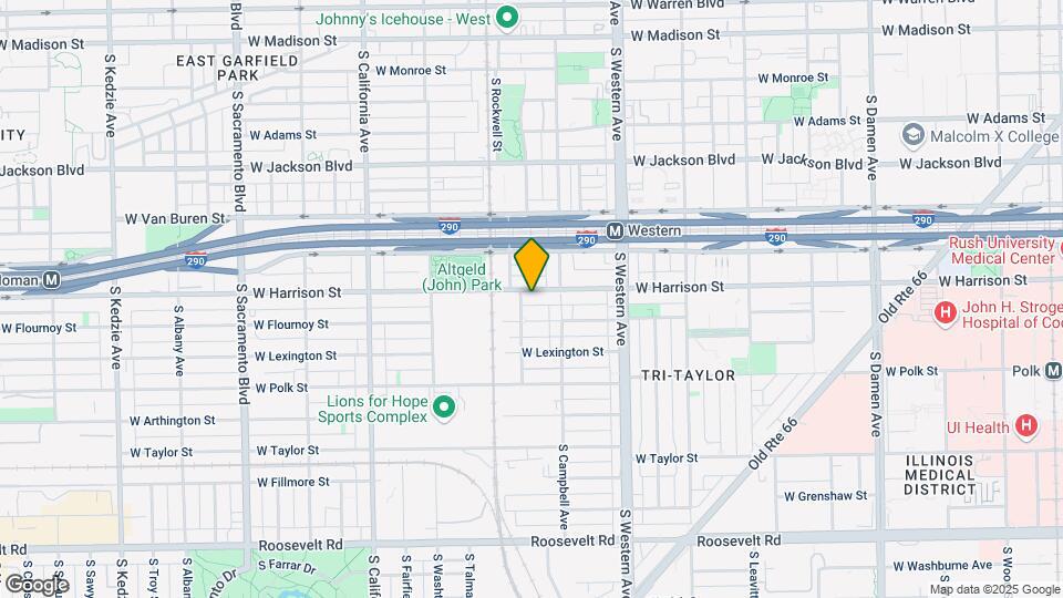 2527 W Harrison St Map and Location Details