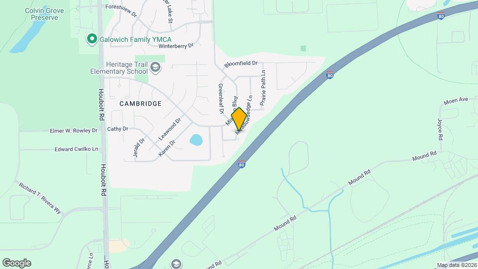 3103 Meadowsedge Ln Mapa y Detalles de la Ubicación