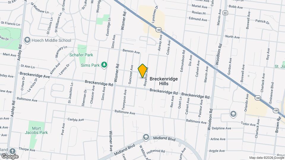 3219 Royalton Ave Map and Location Details