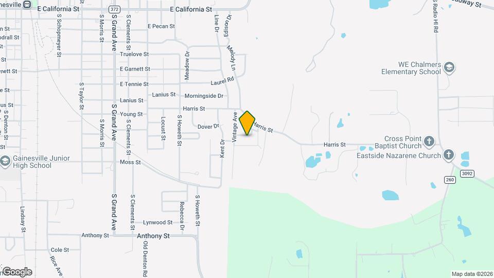 1810 Silver Oaks Dr Map and Location Details