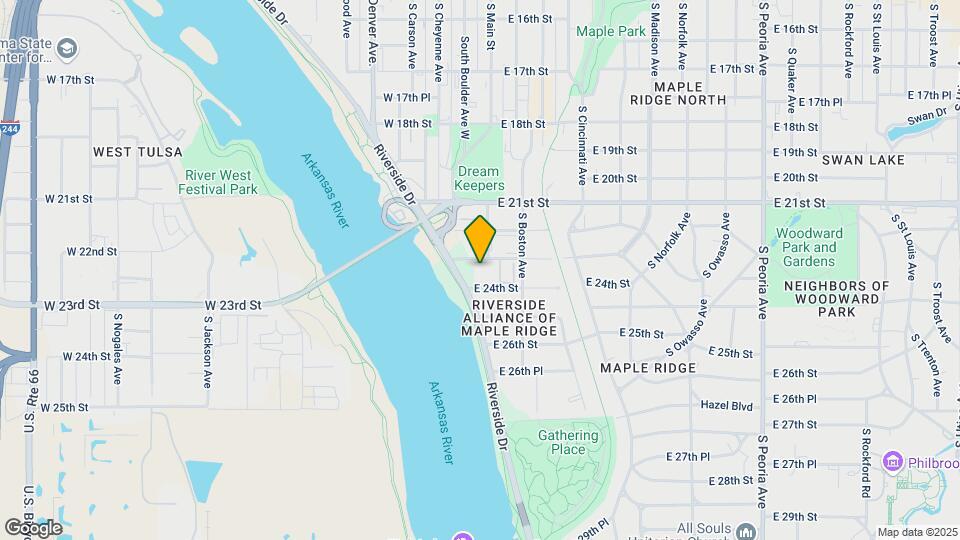 2300 Riverside Dr Map and Location Details