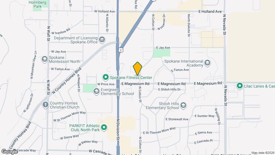 8715 N Colton St, Unit B Mapa y Detalles de la Ubicación