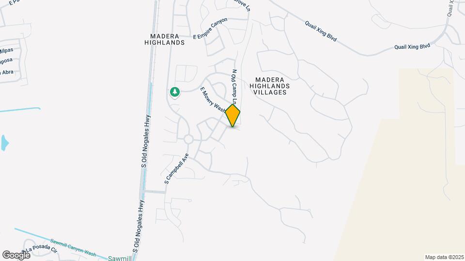 1110 E Mt Shibell Dr Mapa y Detalles de la Ubicación