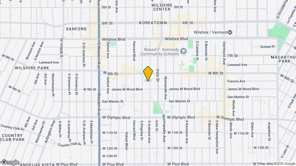 843 S Ardmore Ave Map and Location Details