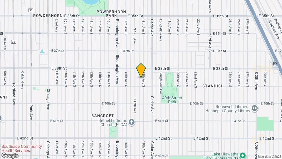 3832 18th Ave S Map and Location Details