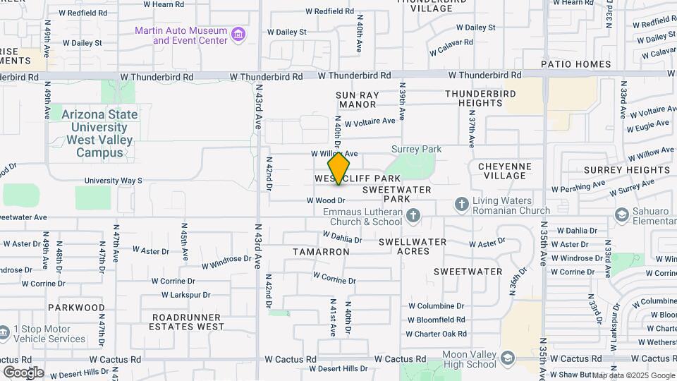 4001 W Surrey Ave Map and Location Details