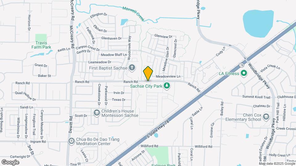 4105 Caprock Canyon Rd Mapa y Detalles de la Ubicación