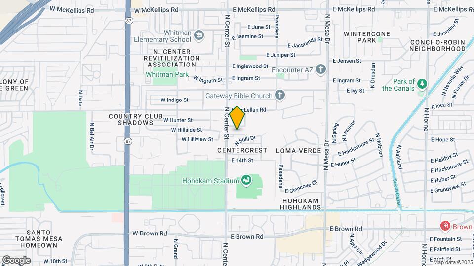 Centercrest Condominiums Map and Location Details