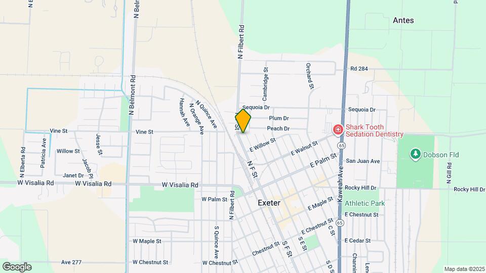 457 N F St Map and Location Details