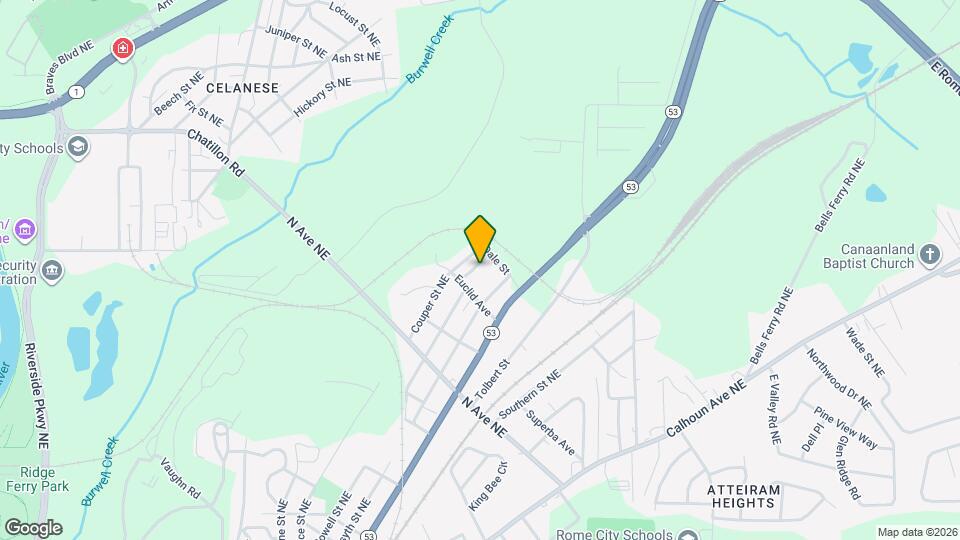 102 Earl Ln Map and Location Details