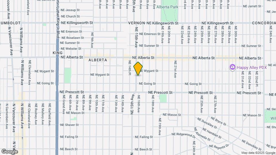 4706 NE 15th Ave Map and Location Details