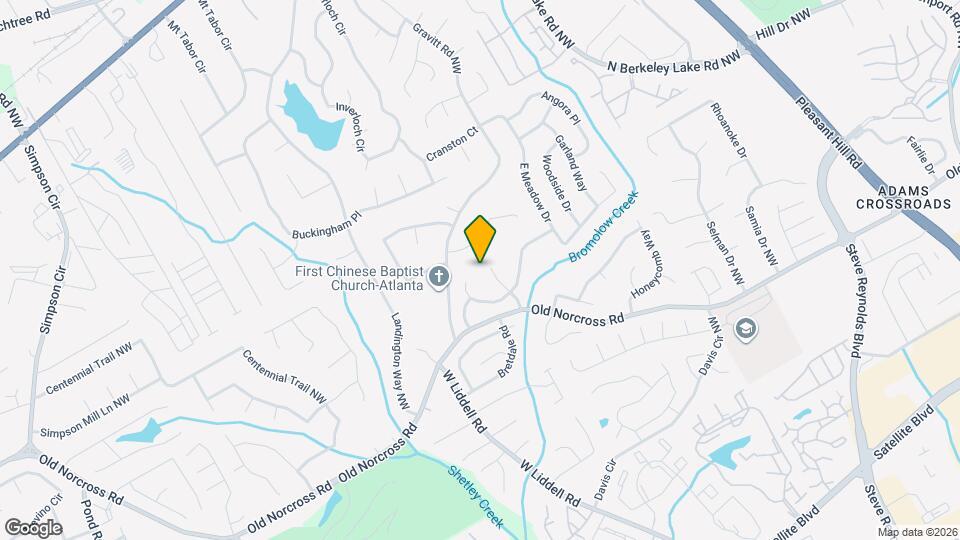 2652 Creek Hollow Dr Map and Location Details