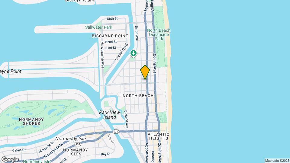 7710 Harding Ave Mapa y Detalles de la Ubicación