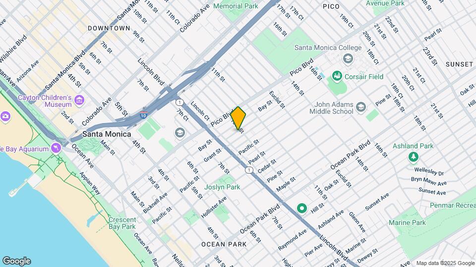 909 Grant St Mapa y Detalles de la Ubicación