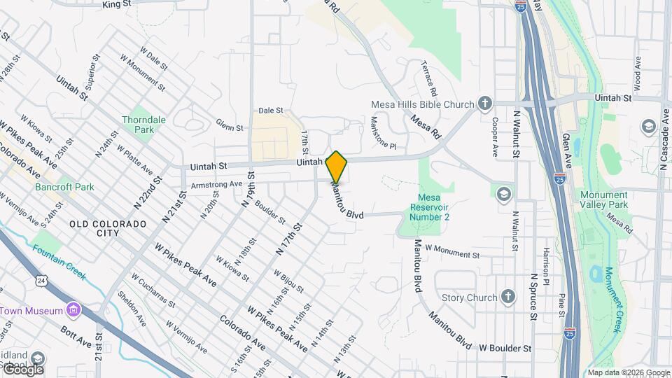 1634 Manitou Blvd Map and Location Details