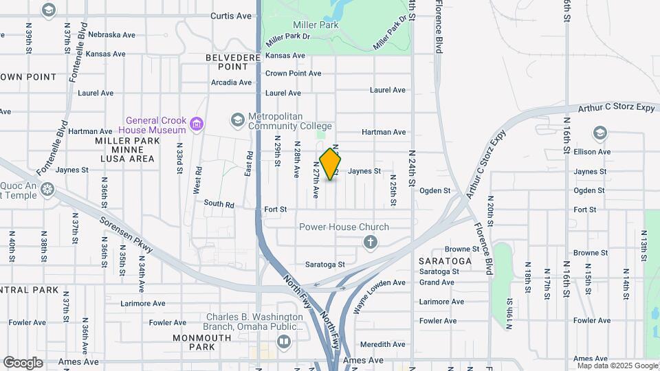 5334 N 27th St Map and Location Details