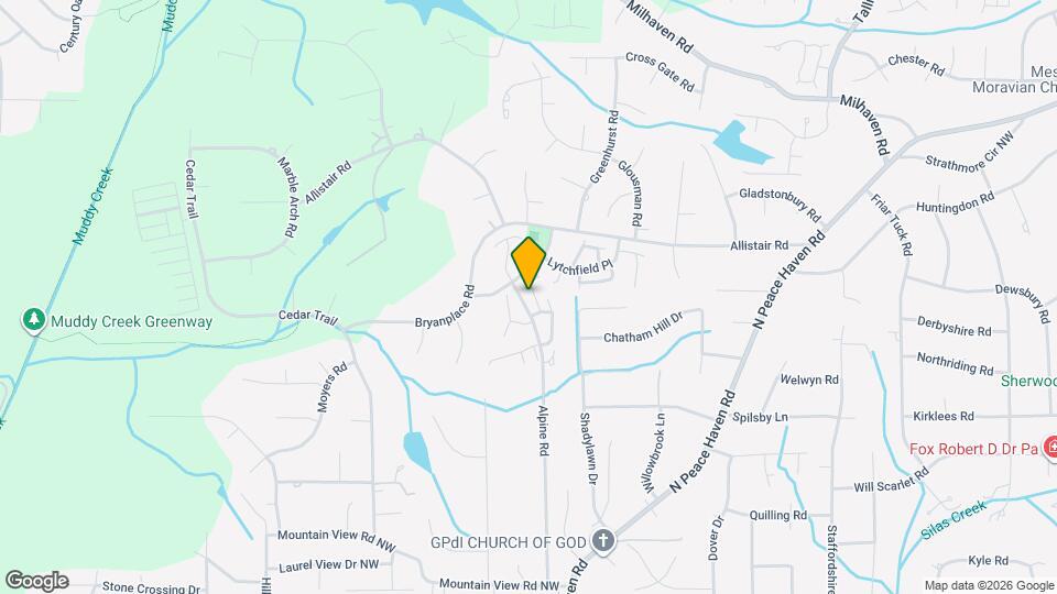 616 Croston Dr Map and Location Details