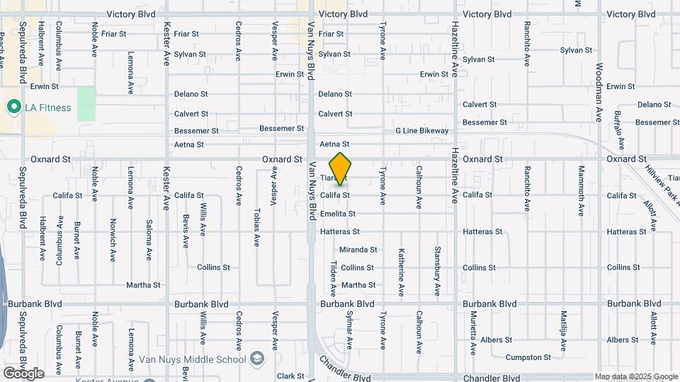 14413 Califa St Map and Location Details