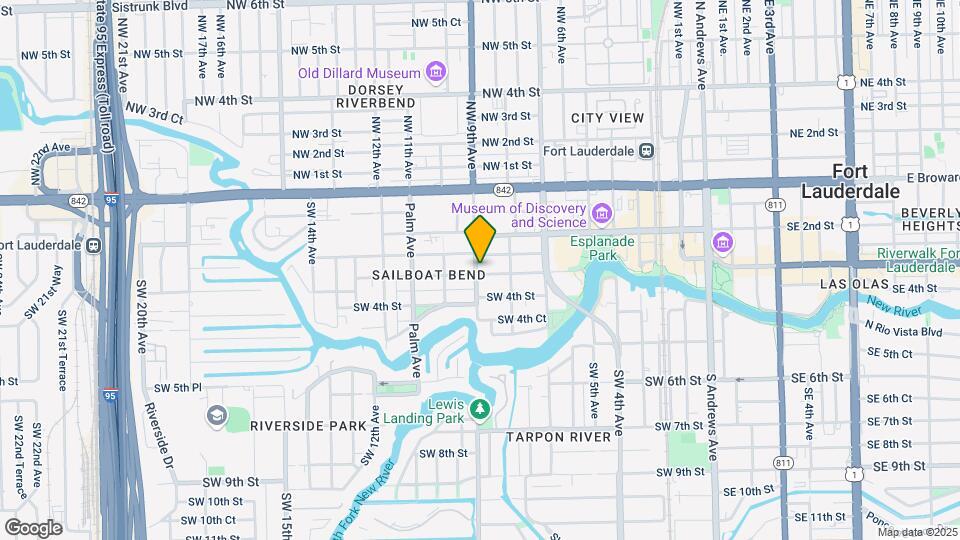 835 Las Olas Blvd Map and Location Details